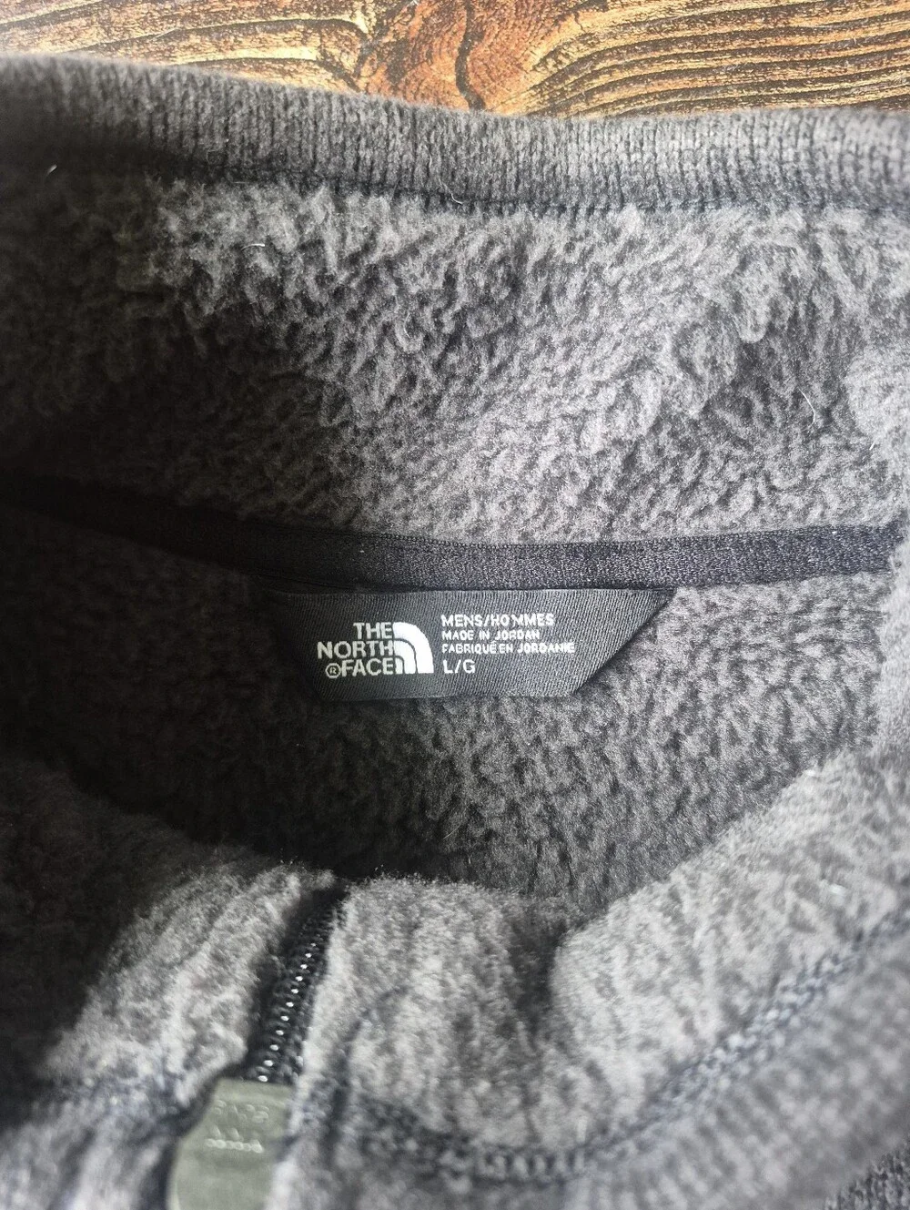 The North Face Mens Gray Fleece Vest Size Large